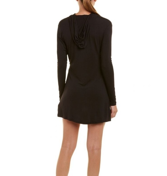 Trina Turk Recreation Top It Off Hooded Tunic - Picture 2 of 3